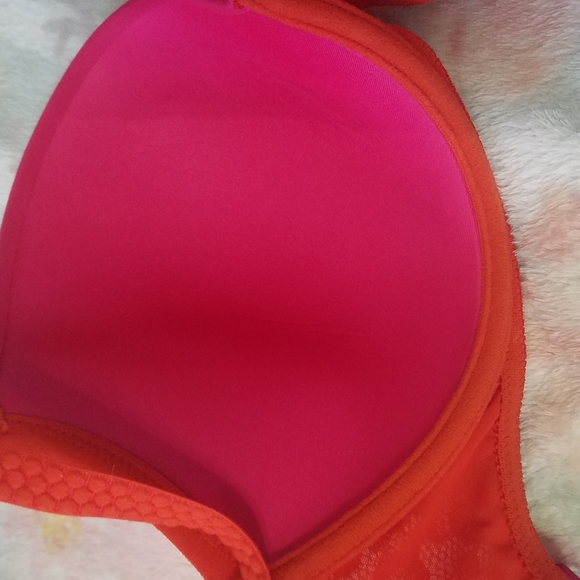 30DDD Passionata Chantelle Bra 30F Pink Plunge5919 - Picture 8 of 11